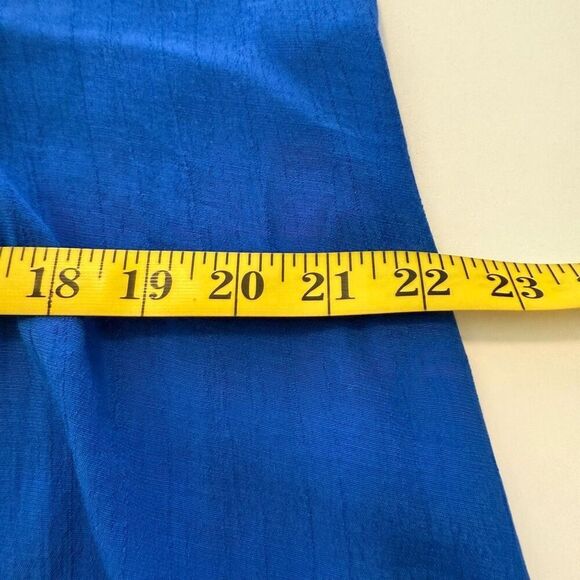 Fever Royal Blue Sleeveless Button Down Top w/Tank Sz XL, Casual, Summer, Travel - Picture 9 of 12